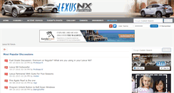 Desktop Screenshot of lexusnxforum.com